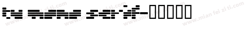 TV Mono Serif字体转换